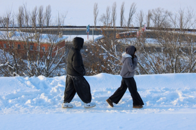 Москвичей предупредили о морозах и сильном ветре