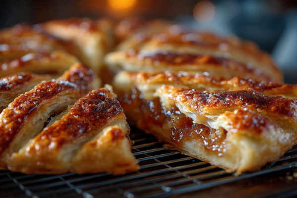 Пирог-гармошка на решётке: без формы, без противня, а хрустит со всех сторон. Пышнее обычных пирогов