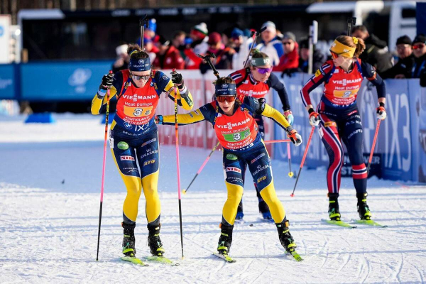 Сборная Швеции выиграла женскую эстафету на этапе Кубка мира в Контиолахти