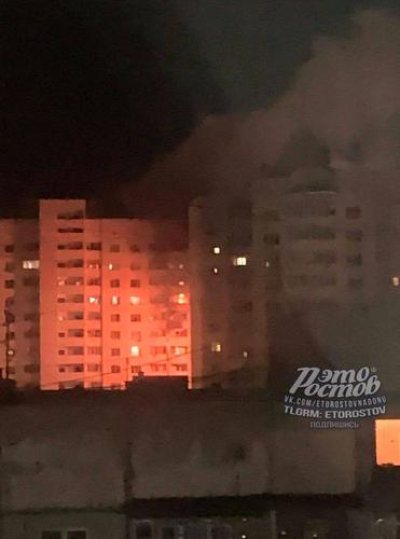Зафиксировано попадание БПЛА в жилую многоэтажку в Орле
