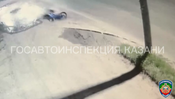 Последние секунды жизни: на видео попал последний заезд байкера в Казани 27/07/2026 &ndash; Новости