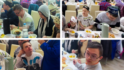 В&nbsp;казанской мечети &laquo;Ярдэм&raquo; провели ифтар с&nbsp;участием футболистов с&nbsp;синдромом Дауна