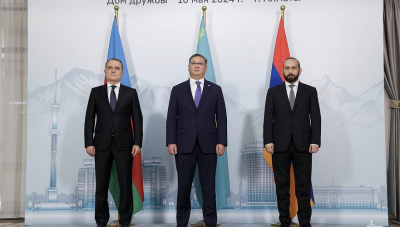 Мирзоян благодарит Казахстан за переговоры между Арменией и Азербайджаном