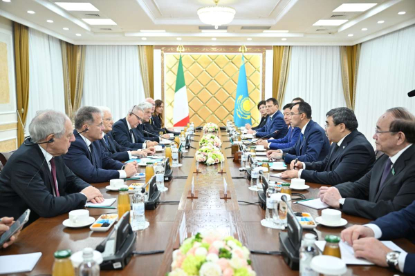 Маулен Ашимбаев встретился с Серджо Маттареллой