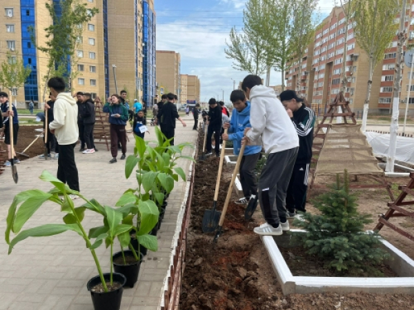 Посадив цветок, дети начинают его оберегать