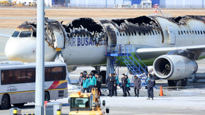 Пожар на борту самолета Air Busan в Пусане: все пассажиры эвакуированы, проводится расследование