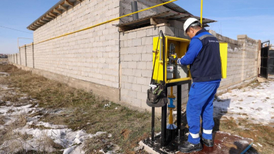 В Шымкенте жилые массивы Ынтымак-2 и Бозарык подключили к газу