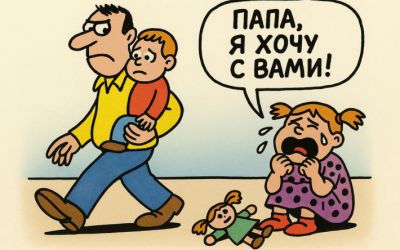 Экс-супруг хочет общаться только с сыном, а дочь плачет