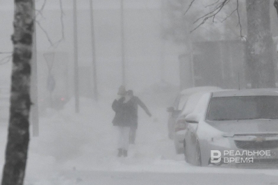 Татарстан накроет метель, которая придет с Москвы