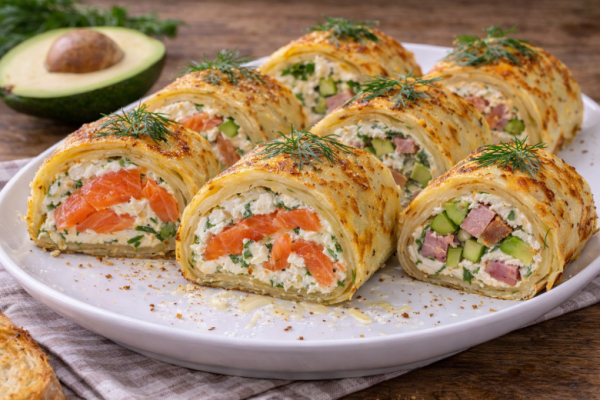 Вместо лаваша &mdash; картошка: картофельный ролл, который покоряет с первого кусочка