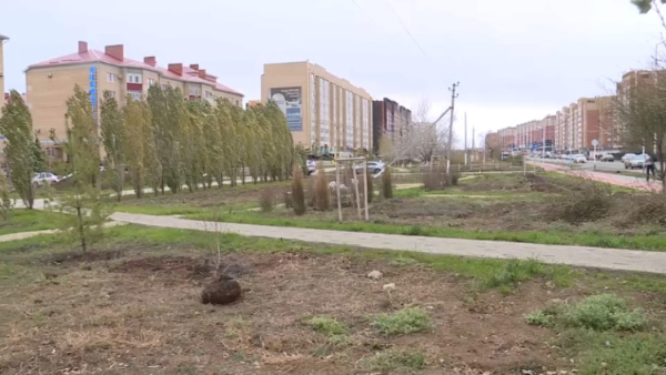 Второй год не могут завершить благоустройство парка в Актобе