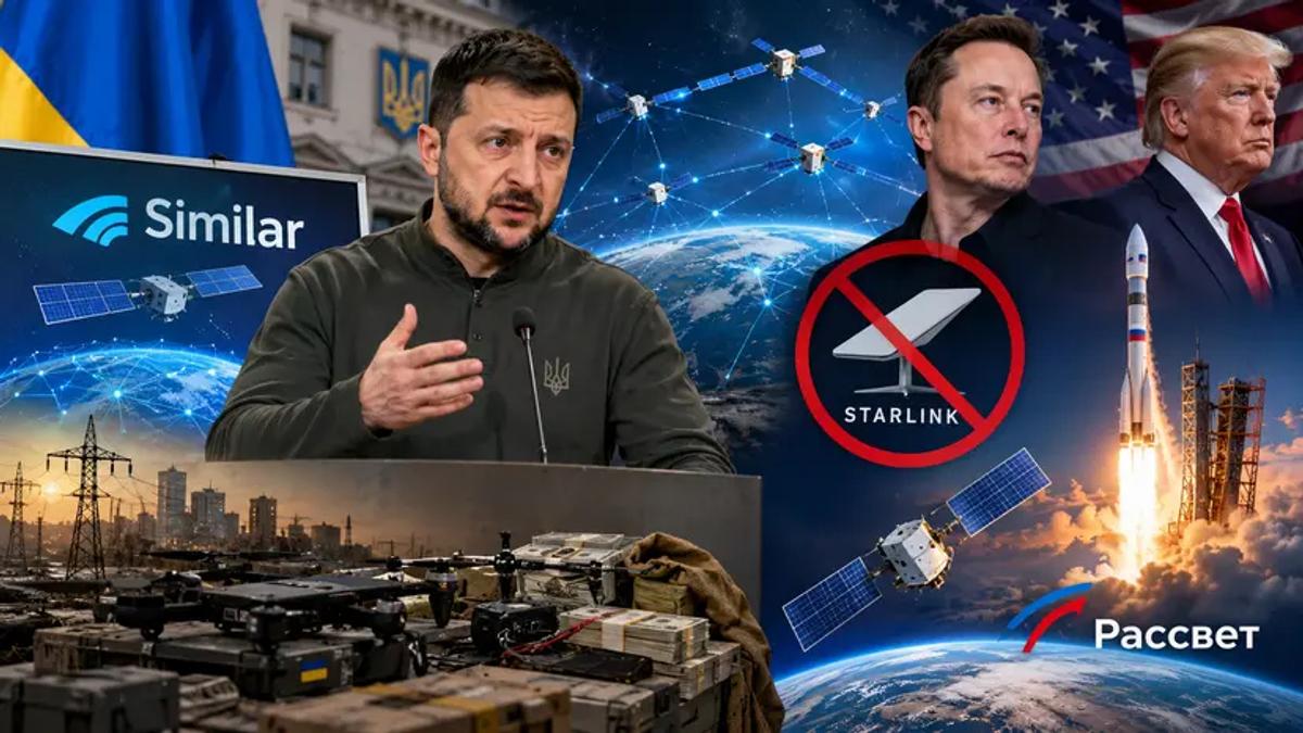От признания зависимости до фантазий о космосе: почему украинский аналог Starlink обречен на провал
